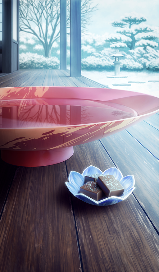 A Cup of Sake and Salted Chocolates